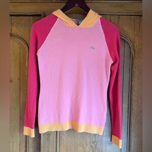 Lacoste Women's Vibrant Pink and Orange Sweater